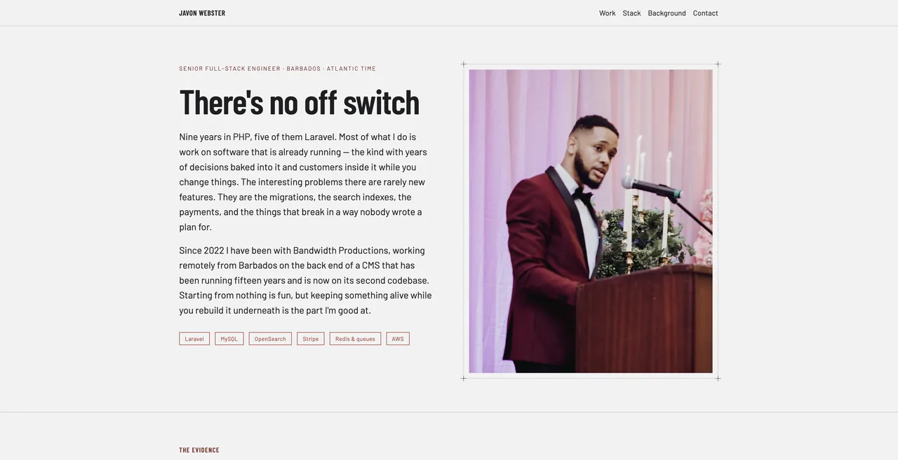 javonwebster.com